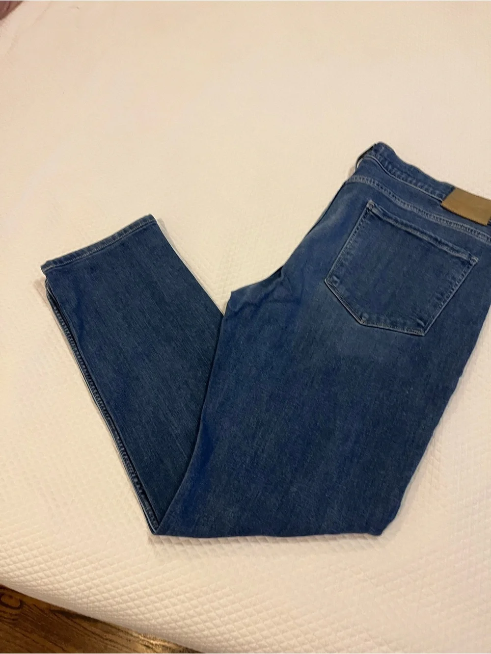Paige Federal Slim Straight Men's Jeans in Classic Blue Denim 36x29